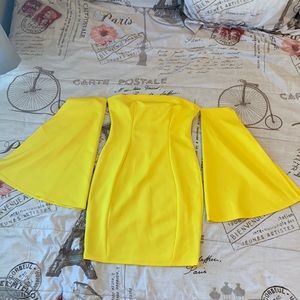 SHEIN Yellow dress NWOT